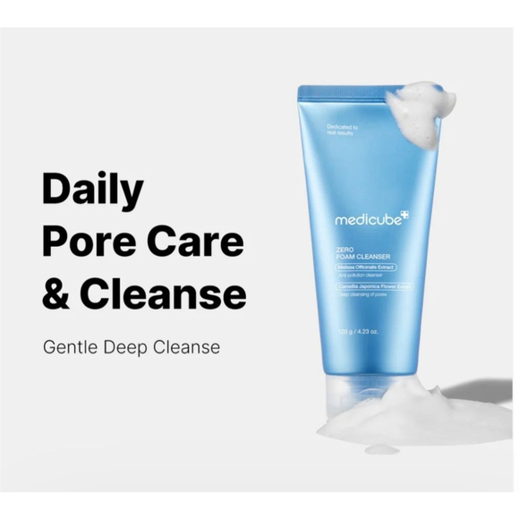 Medicube Zero Foam Cleanser Melissa Officinalus & Camellia Japonica Extract - Picture 7 of 11